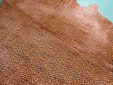 Cheetah Print Cowhide Rug Size: 7 1/4x6 feet B-226