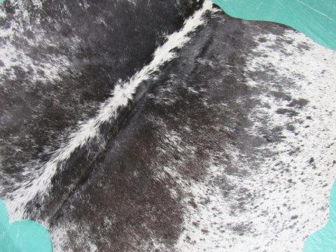 Salt & Pepper Small Cowhide Rug Size: 3 3/4x4 1/4 feet C-1470