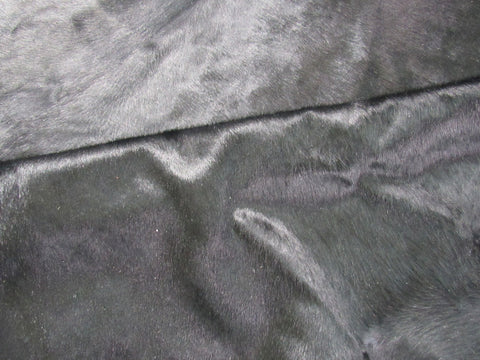 Dyed Black Cowhide Rug - Size: 8' x 7' B-241