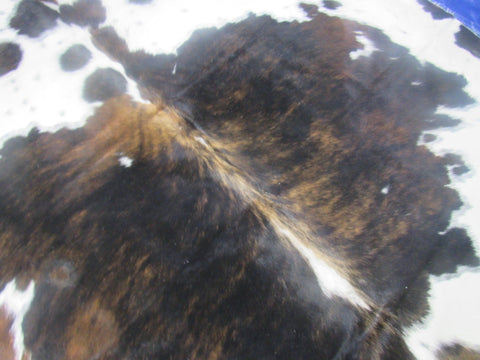 Giant Speckled Tricolor Cowhide Rug - Size: 8x7 feet M-1586