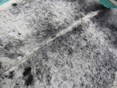 Salt & Pepper Cowhide Rug (middle has a bit of brown) Size: 8x7 feet B-263