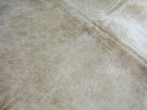 Solid Palomino Cowhide Rug - Size: 6x6.5 feet K-301