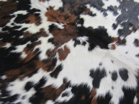 Tricolor Speckled Cowhide Rug - Size: 6x6 feet K-334