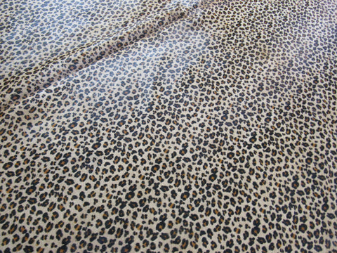 Leopard Print Cowhide Rug - Size: 7' x 7' - A-1664