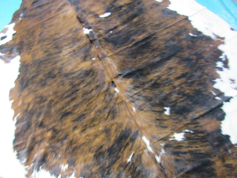 Tricolor Cowhide Rug Size: 7x7 feet M-1180