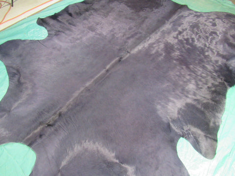 Dyed Purple Cowhide Rug - Size: 8' x 7' C-1650