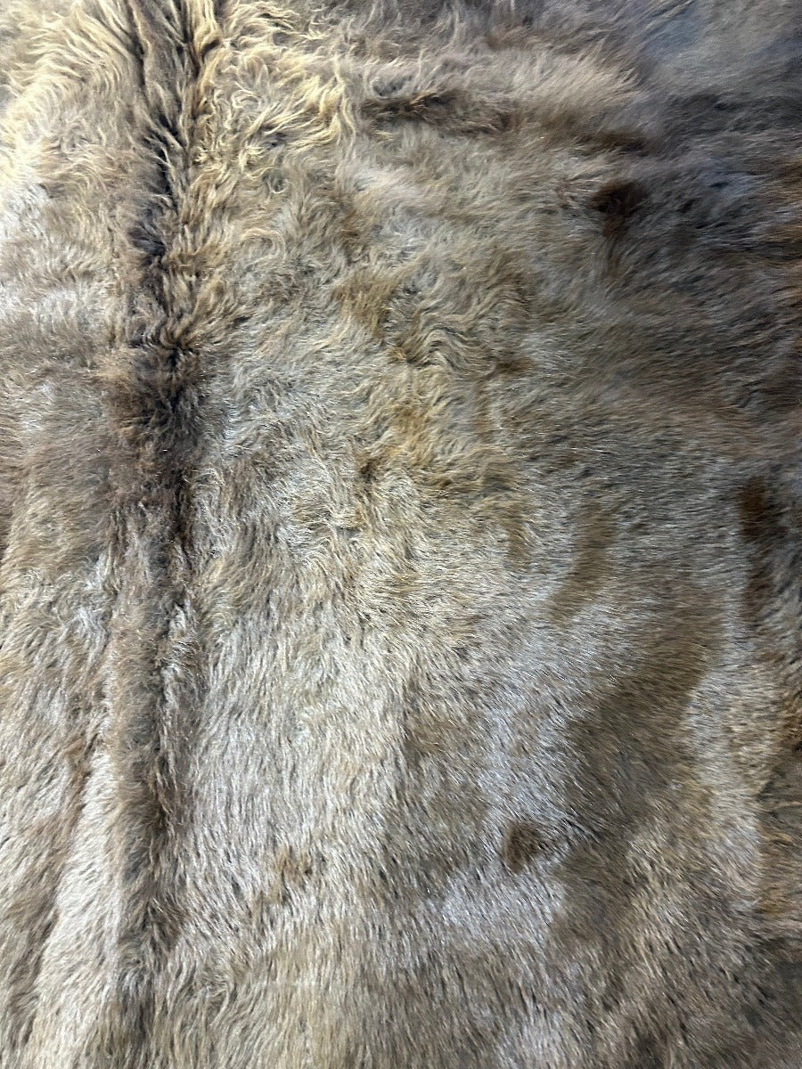 Bison Skin Rug Size: 8.1x7 feet M-1621
