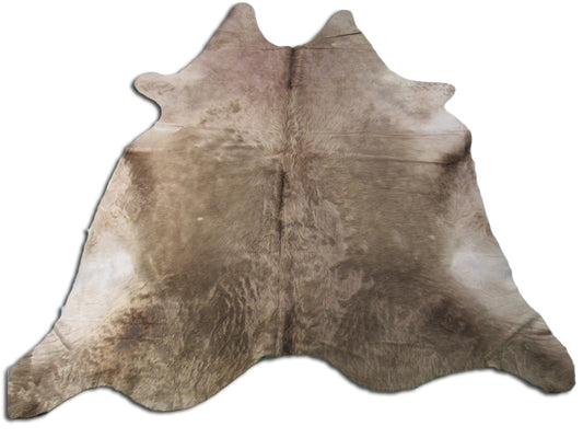 Dark Alpen Cowhide Rug Size: 8' X 7 1/4' Brown/Beige Cowhide Rug K-127