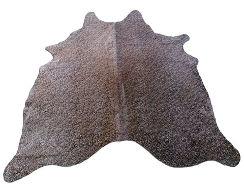 Cheetah Print Cowhide Rug Size: 6 1/2' X 6 1/4' Beige/Black Cheetah Cowhide Rug K-175