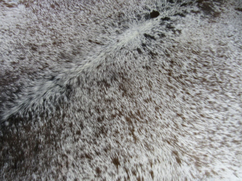 Salt & Pepper Cowhide Rug Size: 7 1/4' X 6 1/2' Brown/White Cowhide Rug K-207