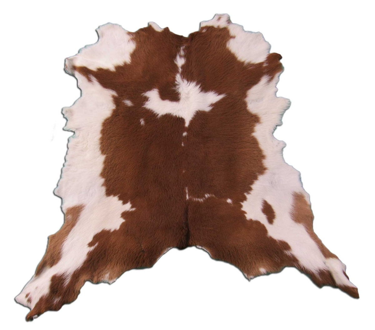 Hereford Calf Skin (longish hair) Size: 45x44" K-212a