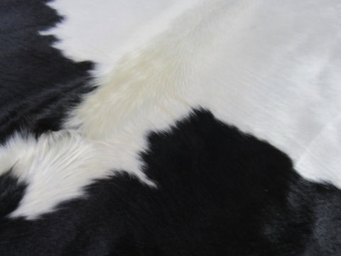 Spotted Cowhide Rug Size: 5 1/4' X 4 1/2' Black/White Cowhide Rug K-243