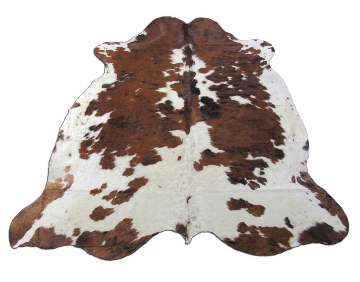 Speckled Tricolor Cowhide Rug - Size: 6.5x6.2 feet K-278