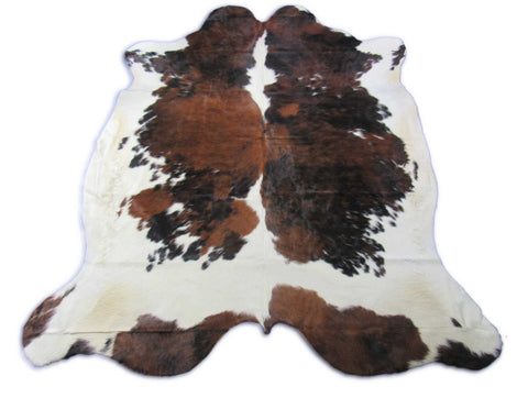 Tricolor Speckled Cowhide Rug - Size: 7 1/2' x 7' K-325