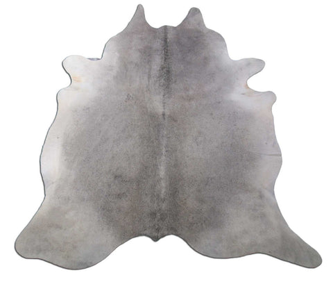 Natural Medium Grey Cowhide Rug Size: 8x6.2 feet M-1175