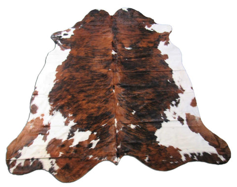 Tricolor Cowhide Rug Size: 7x7 feet M-1180