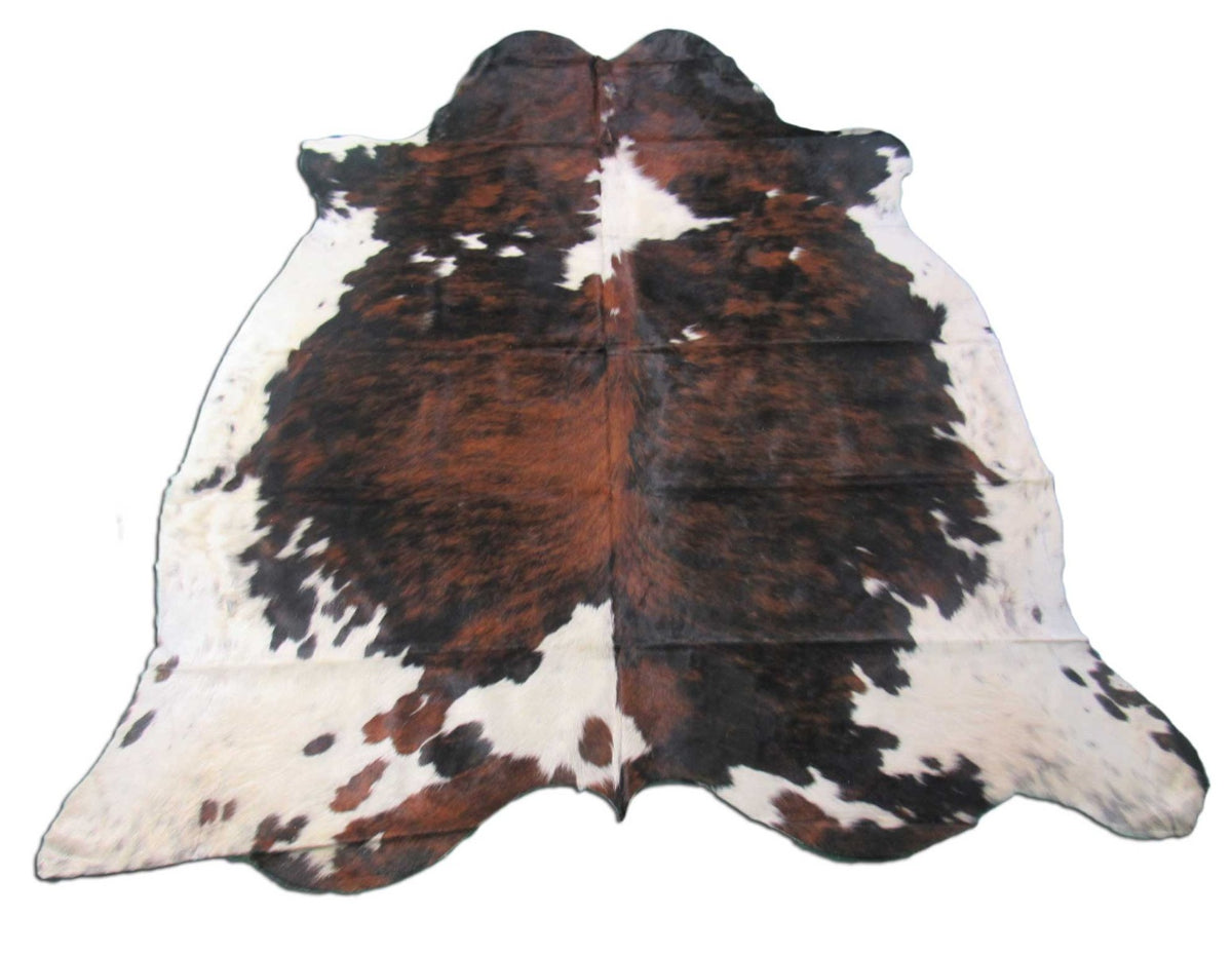 Tricolor Cowhide Rug Size: 6.5x6 feet M-1203