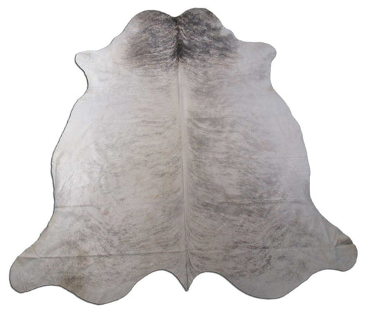 Light Brindle Cowhide Rug (a few scars/ 1 stitch) Size: 8x6.7 feet M-1218