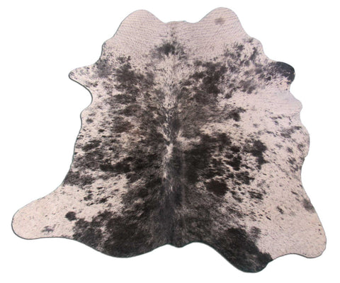 Small Salt & Pepper Cowhide Rug Size: 53"x50" M-1239