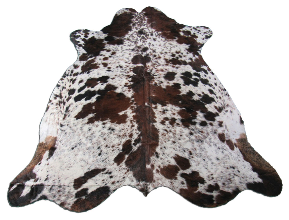 Speckled Tricolor Cowhide Rug Size: 8x7 feet M-1265