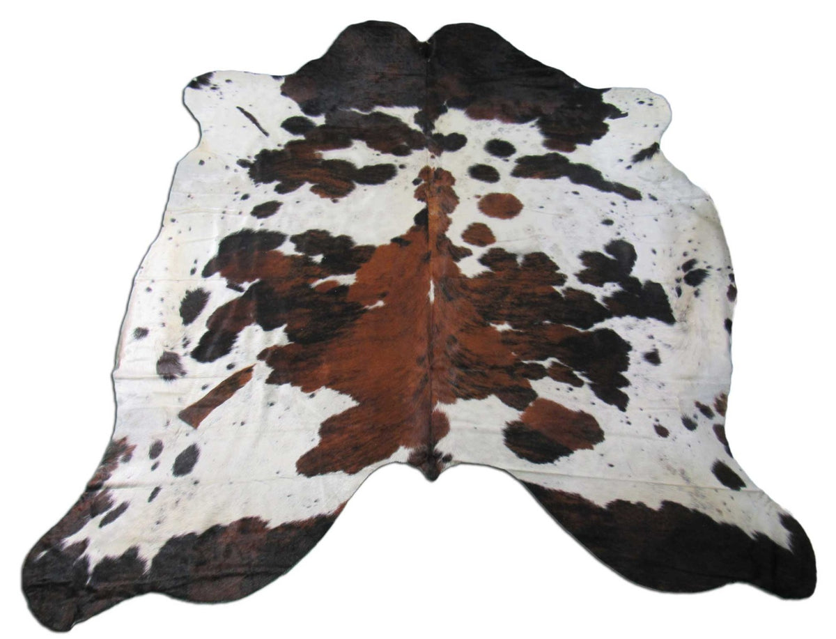 Tricolor Cowhide Rug (big size) 8x7.2 feet M-1291