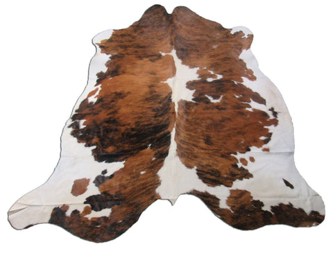 Light Gorgeous Tricolor Cowhide Rug Size: 7.5x7 feet M-1320