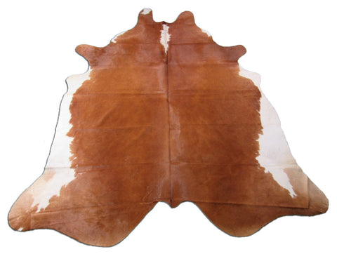 Hereford Cowhide Rug (1 fire brand) Size: 7.2x7 feet M-1356