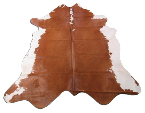 Hereford Cowhide Rug (thinner hide) Size: 7x6.2 feet M-1357