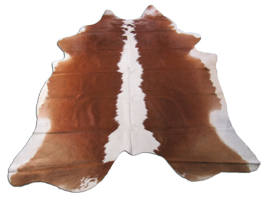 Hereford Cowhide Rug (1 patch) Size: 7x6.7 feet M-1360