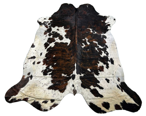 Tricolor Cowhide Rug (huge) Size: 8.5x7 feet M-1379