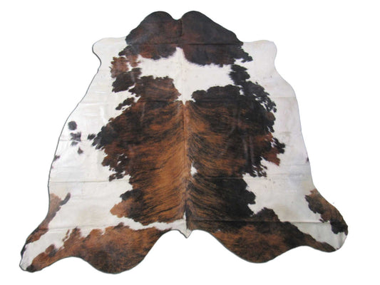 Tricolor Cowhide Rug Size: 7.5x7 feet M-1425