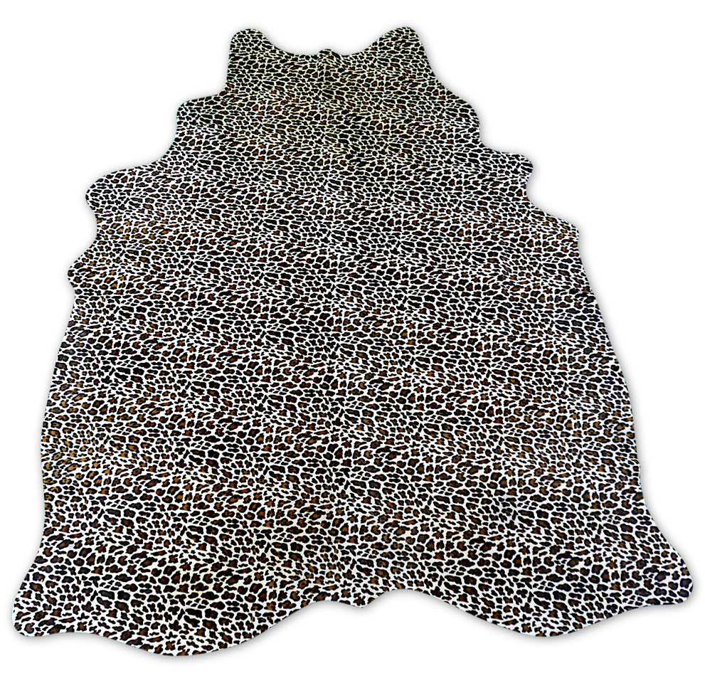 Leopard Print Cowhide Rug - Size: 7' X 5 3/4' M-618