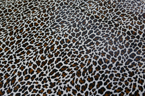 Leopard Print Cowhide Rug - Size: 7' X 5 3/4' M-618