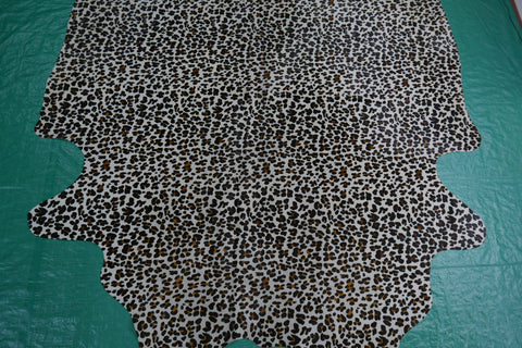 Leopard Print Cowhide Rug Size: 5 3/4' X 5' Leopard Cowhide Rug M-841