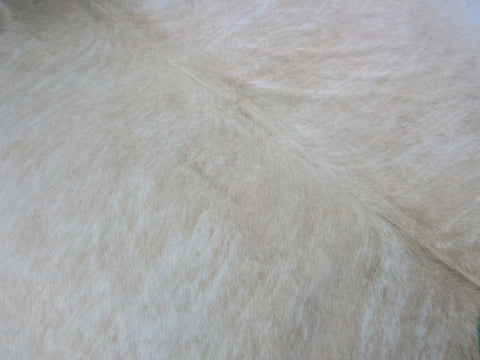 Beige Brindle Cowhide Rug Size: 9' X 8' Beige/White Brindle Cowhide Rug N-238