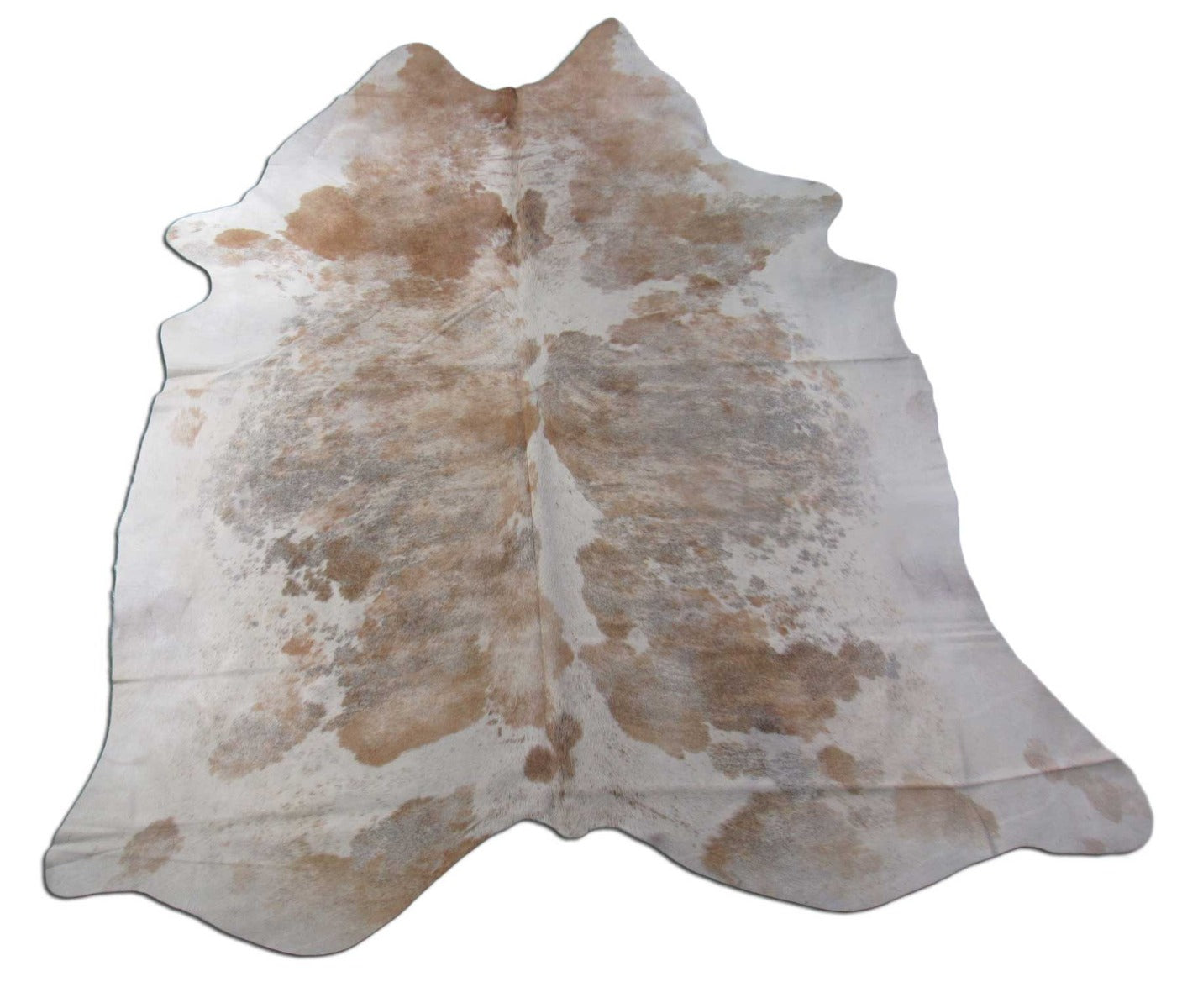 Speckled Tricolor Light Cowhide Rug - Size: 8x6.5 feet O-1062