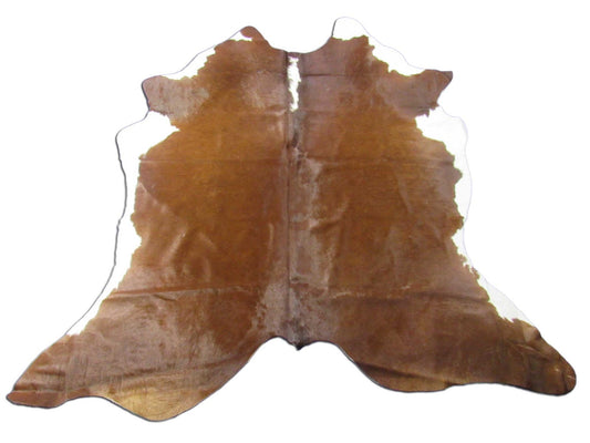 Hereford Cowhide Rug (nice quality/ 1 scar) Size: 7x6.7 feet O-1150