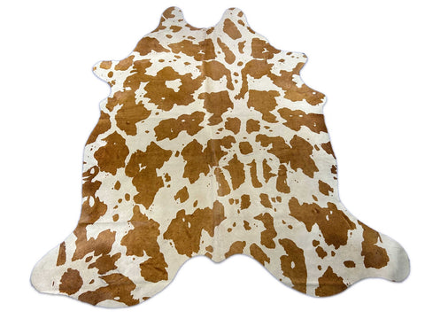 Spotted Cow Printed Cowhide Rug Size: 7.7x6.2 feet O-363