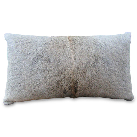 Grey Calf Skin Pillow Size: 12" X 20" Grey Calf Pillow-212