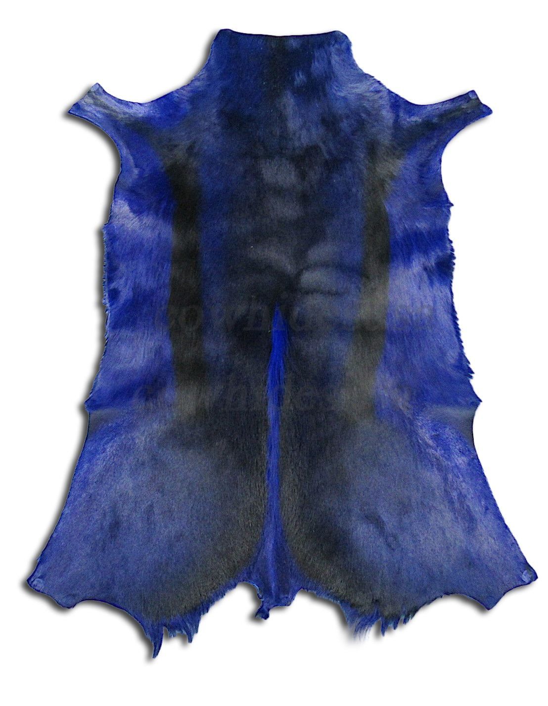 Springbuck Blue Dyed Blue Springbok Skin – Cowhides USA