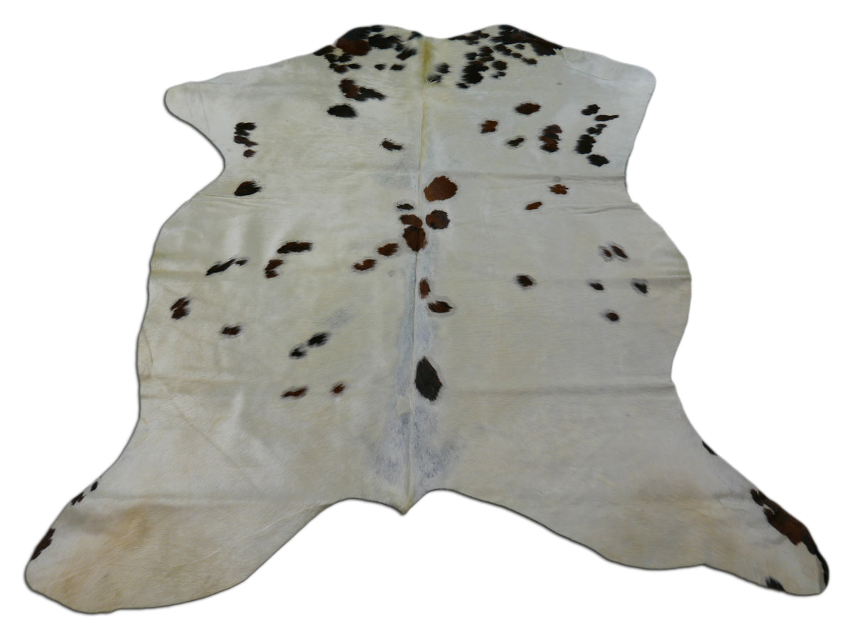 Tricolor Cowhide Rug Size: 6' X 5.5' Tricolor Cowhide Rug F-496