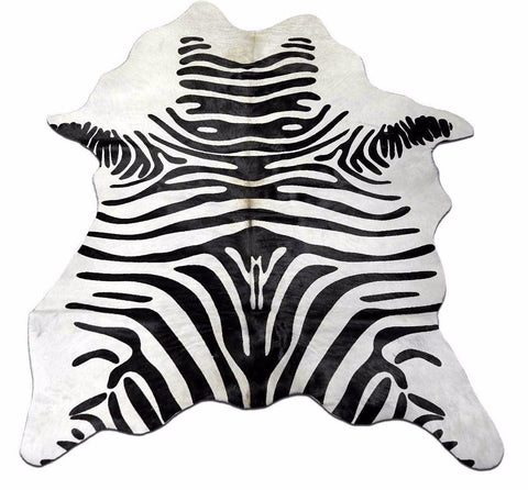 Mini Zebra Print Calf Skin Average Size:36" X 32" Zebra Print Calf Hide Skin