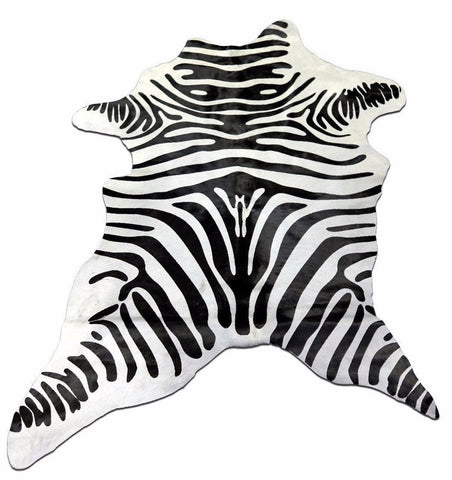 Mini Zebra Print Calf Skin Average Size:36" X 32" Zebra Print Calf Hide Skin