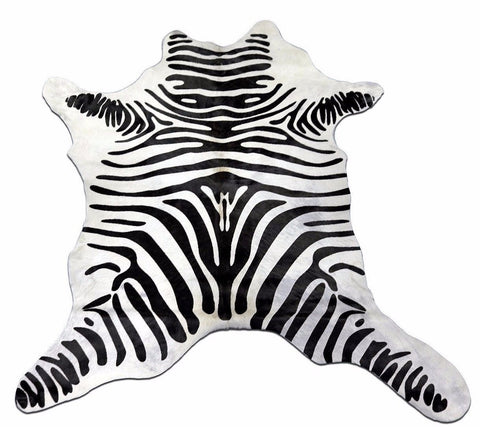 Mini Zebra Print Calf Skin Average Size:36" X 32" Zebra Print Calf Hide Skin